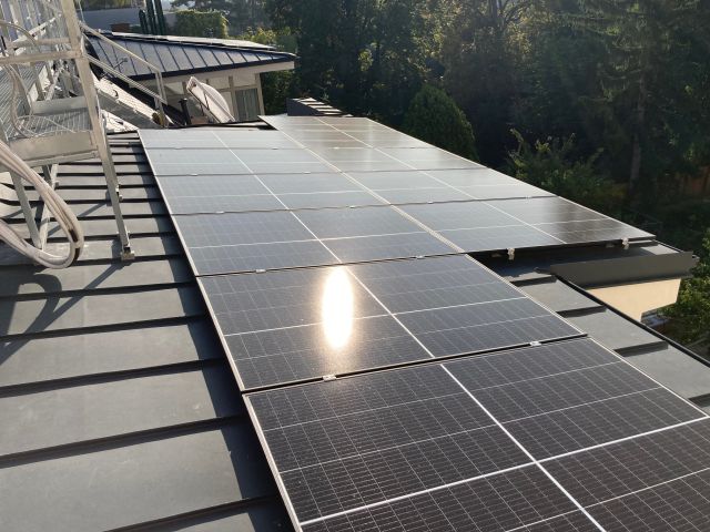 Photovoltaikanlage auf einem Einfamilienhaus in Wien